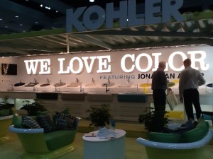 Many designers took notice of the beautiful Kohler fixtures at the conference.